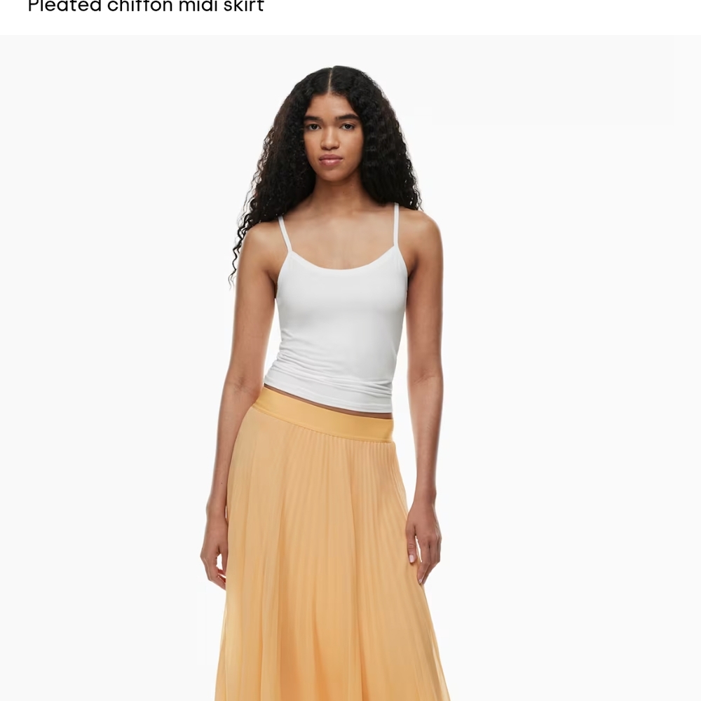 Aritzia Wilfred Pleated Twirl Skirt
